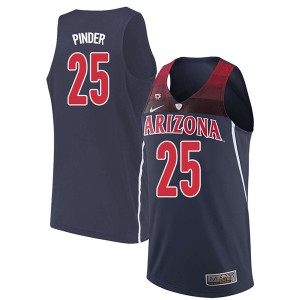 Men's Arizona #25 Keanu Pinder Navy Basketball Jersey 835152-980