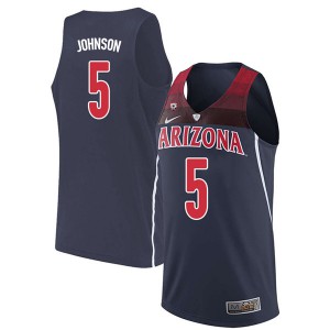 Men University of Arizona #5 Stanley Johnson Navy Player Jerseys 219694-698