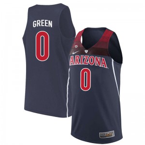 Men Arizona #0 Josh Green Navy Embroidery Jersey 483167-844