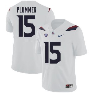 Men Arizona Wildcats #15 Will Plummer White Stitched Jersey 674788-526