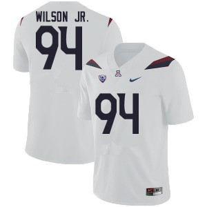 Men's Arizona Wildcats #94 Dion Wilson Jr. White Embroidery Jersey 404795-218