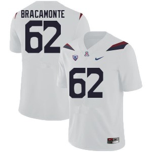 Men Arizona Wildcats #62 Jacob Bracamonte White Alumni Jerseys 835531-328
