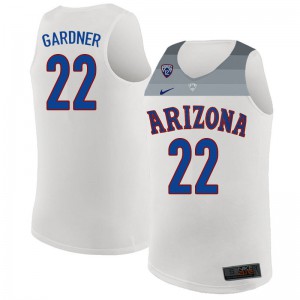 Men Arizona Wildcats #22 Jason Gardner White Player Jerseys 182533-127