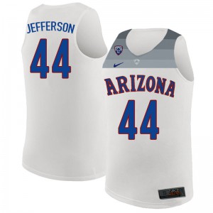 Men Arizona #44 Richard Jefferson White Stitch Jerseys 248459-987