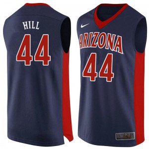 Mens Arizona #44 Solomon Hill Navy Basketball Jerseys 275561-497