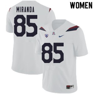Women's Wildcats #85 Roberto Miranda White Alumni Jerseys 495257-988