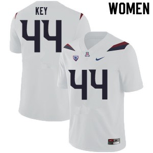 Women's Arizona #44 Shontrail Key White Football Jerseys 975574-296