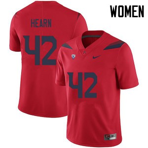 Womens University of Arizona #42 Azizi Hearn Red University Jerseys 695045-317