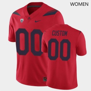 Womens Arizona Wildcats #00 Custom Red Stitch Jersey 717109-477