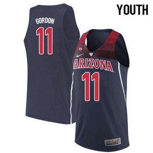Youth Arizona Wildcats #11 Aaron Gordon Navy College Jerseys 712735-408