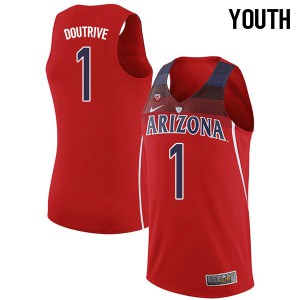 Youth Wildcats #1 Devonaire Doutrive Red University Jersey 824893-885