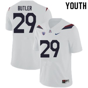 Youth University of Arizona #29 Jashon Butler White NCAA Jersey 620278-222