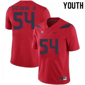 Youth Arizona Wildcats #54 Matthew Stefanski Jr. Red Alumni Jerseys 347028-174