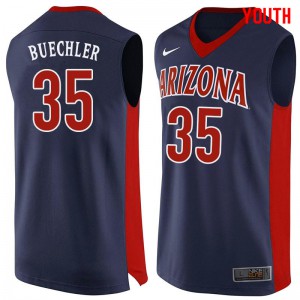 Youth Arizona #35 Jud Buechler Navy Official Jersey 873713-216