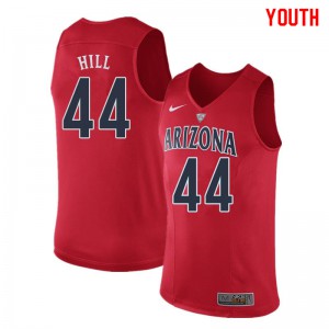 Youth University of Arizona #44 Solomon Hill Red Player Jersey 998489-825