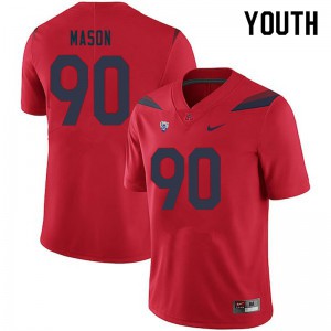 Youth University of Arizona #90 Trevon Mason Red Alumni Jerseys 921861-101